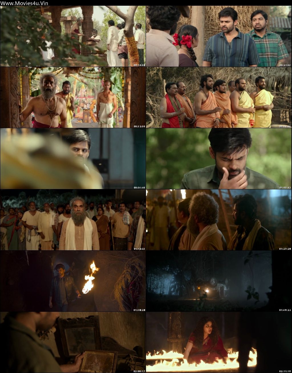 Virupaksha 2023 Hindi (Cleaned) Dual Audio HDRip 720p – 480p Screenshot